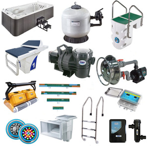 Kit Complet d'Accessoires <span class=keywords><strong>pour</strong></span> <span class=keywords><strong>Piscine</strong></span> : Pompe, Filtre, Éclairage, Skimmer, Échelle, Jets, Drain Principal, Bloc de Démarrage, Jet d'Eau, Kit <span class=keywords><strong>Piscine</strong></span> - Product Image 2