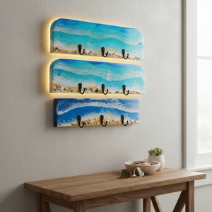 Porte-clés LED en bois pour la décoration intérieure, écologique, étanche, durable, logo personnalisé, taille personnalisée, pour la maison/le bureau, mariage - Product Image 3