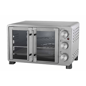 Horno Eléctrico de Doble Puerta Gr23E 23L, Totalmente de Acero Inoxidable, con Control de Temperatura Independiente, para Uso en Panadería - Product Image 5
