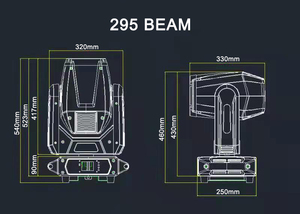 Joyfirst 311W chùm 311 di chuyển đầu Sharpy DJ đèn cho sân khấu ánh sáng ngoài trời - Product Image 5