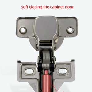 Modern Style 35mm Steel Short Arm Soft Close Hydraulic Hinge American Kitchen Cabinet Door Joints Home Office Living Room FGA - Product Image 2