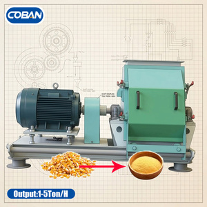 Soybean Meal Hammer Mill Maize Corn Wheat <b>Grinder</b> Equipment Agriculture Raw Material Crushing Machine for Feed Line/Flour Mill - Product Image 1
