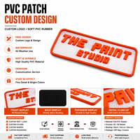 Étiquette de vêtement en PVC 3D surélevée personnalisée, patch en caoutchouc, logo, étiquette pour vêtements, vestes, chapeaux, sacs, décoration de marque