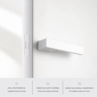 Serrure de porte de chambre à coucher à fermeture silencieuse, directement de l'usine, pour l'industrie de la quincaillerie domestique