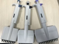 LABTEX Pipettes mécaniques multi-canaux TopPette pour laboratoire, 12/8 canaux, réglables, pour plaques standard à 96 puits