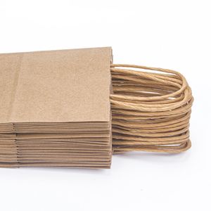 Wholesale Custom Design Kraft Paper Bag White Gift Shopping Paper Bag With Logo and Handle for Clothing - Product Image 5