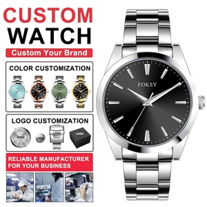 Montres à quartz de luxe pour hommes et femmes, en gros, à bas prix, étanches, personnalisées, de haute qualité, en acier inoxydable - Product Image 1