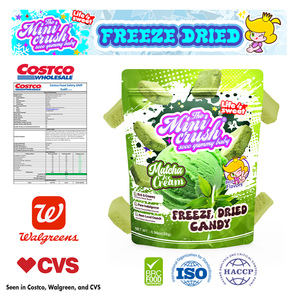 Caramelo inflado liofilizado a granel, helado saludable con sabor a Matcha en polvo, ingredientes de sabores de leche de coco afrutados dulces, azúcar - Product Image 4