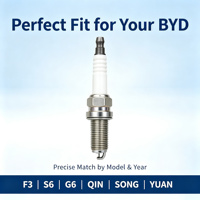 Bougies d'allumage Iridium BYD pour Qin Plus Song Plus DM-i 1.5L, OE 13505385-00, Allumage stable, démarrage à froid, longue durée de vie 80000KM