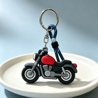 Porte-clés décapsuleur 3D personnalisé en caoutchouc souple, design sur mesure, étanche, pour tous les âges, promotionnel