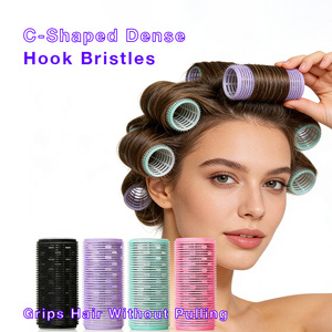 Plastic Hair Curlers Featuring Self Grip Design for Salon Blowout Volume and Long Lasting <b>Large</b> Curls - Product Image 4