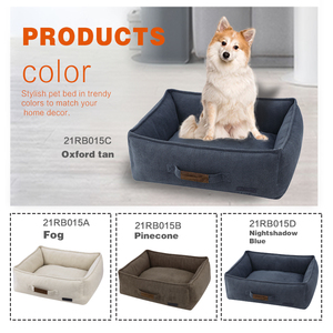 Cama para perro de gran tamaño, cama duradera para mascotas, sofá de lujo, tela de refuerzo - Product Image 3