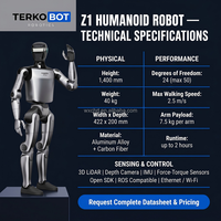 TERKOBOT MagicBot Z1 Robot Humanoide Bípedo con 50 Articulaciones, Navegación Autónoma, Diálogo con IA, I+D de Robots Humanoides