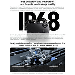 Original pour Xiaomi Redmi Note 13 Pro + Plus 5G Télé<span class=keywords><strong>phone</strong></span> 6.67 "Octa Core I68 Étanche NFC Empreinte Digitale 120W Chargeur Rapide - Product Image 4