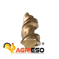 Connecteur d'auger pour ligne d'alimentation automatique Agrieso pour système d'alimentation des poulets de chair, pondeuses et reproducteurs en élevage