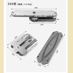 360 Degree Rotating Revolving Multifunctional Convertible Drawer <b>Storage</b> Rack Iron PVC Plastic 80kg Load Capacity Space Saving - Product Image 6
