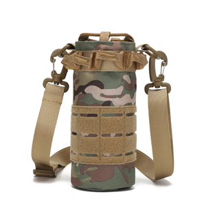 DFB111 Funda táctica Molle para botella de agua, bolsa de nailon con corte láser para cantimplora, funda para cantimplora, bolsa para hervidor de viaje al aire libre - Product Image 2