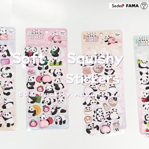 Calcomanías <span class=keywords><strong>de</strong></span> PVC <span class=keywords><strong>para</strong></span> aliviar el estrés con purpurina blanda <span class=keywords><strong>de</strong></span> felpa, autoadhesivo impermeable respetuoso con el medio ambiente, calcomanía 3D Kawaii <span class=keywords><strong>de</strong></span> rebote lento hinchada - Product Image 2