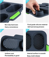 Moule à pain français en silicone de qualité alimentaire, moules à pain français, plateau, moule à baguette personnalisé pour la fabrication maison