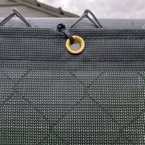 Haute déchirure PVC enduit maille tissu <span class=keywords><strong>vert</strong></span> foncé jardin clôture écran de confidentialité filet coupe-vent <span class=keywords><strong>pour</strong></span> court de tennis - Product Image 3