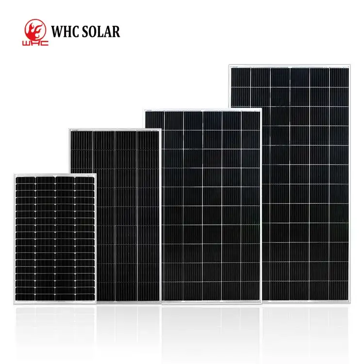 WHC単結晶家庭用両面ソーラーエネルギーパネル220V300W400W 500W 600W10Kwパネルソーラー540Wシングルソーラーパネル