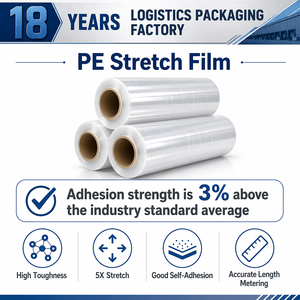 Vendita calda in fabbrica <span class=keywords><strong>pellicola</strong></span> di imballaggio in plastica da 12 pollici impermeabile <span class=keywords><strong>pellicola</strong></span> trasparente ad alta resistenza - Product Image 2