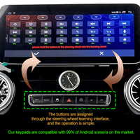 Barre de boutons de feux de détresse du panneau central compatible avec les écrans Android pour Mercedes Benz Vito 114 Mixto W447 2018 boutons Radio