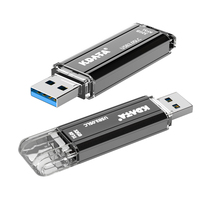 Harga pabrik 3.0 USB Flash Drive 16GB untuk 64GB stik memori 32GB Pen Drive penyimpanan logam kecepatan tinggi