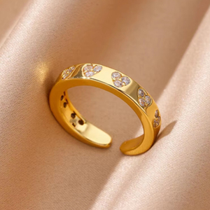 Anillo <span class=keywords><strong>de</strong></span> Zirconia con Diseño Minimalista <span class=keywords><strong>de</strong></span> Rama <span class=keywords><strong>de</strong></span> Árbol y Flor, Estilo <span class=keywords><strong>Instagram</strong></span>, Personalizado 424, para <span class=keywords><strong>Mujeres</strong></span> y Niñas - Product Image 5