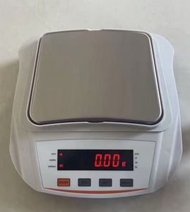 Goldfarbene Digitalwaage mit Doppeldisplay 0,001 g für Laboranwendungen – Kleine Analysenwaage - Product Image 4