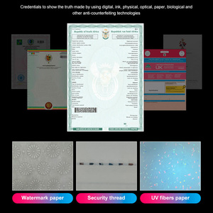Aangepaste hoogwaardige watermerkbeveiligingscertificaat-stempel- en diplomadrukwerkenservice - Product Image 5