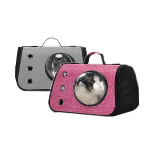 새로운 디자인 도매 야외 휴대용 투명 공간 캡슐 확장 통기성 배낭 애완 동물 고양이와 개 여행 가방
