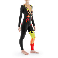 Combinaison de gymnastique acrobatique pour filles à manches longues vêtements de performance pour spectacles de danse Spandex rythmique pour enfants