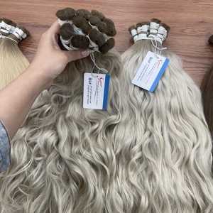 MEILLEURE VENTE!! Vente en gros de cheveux naturels ondulés de Thanh An Extensions de cheveux humains vietnamiens sans perte de cheveux - Product Image 6