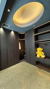 2025 Armoire contemporaine en bois aluminium ensemble de meubles de chambre à coucher en bois armoire personnalisée placard de marche vestiaire - Product Image 5