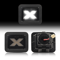 Feu de plaque d'immatriculation LED en forme de X pour Ford F-150 2015-2024 FL3Z13550A, ensemble de feux de plaque arrière pour pare-chocs, ajustement direct, lot de 2 pièces