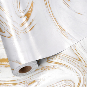 Custom Eco-Friendly Recyclable 70GSM Marble <b>Pattern</b> Art <b>Paper</b> Roll Double-Sided Coated PE Waterproof Digital Printing Packaging - Product Image 5