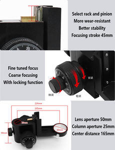 Support de <span class=keywords><strong>Microscope</strong></span> réglable SHL de 50mm de diamètre support de <span class=keywords><strong>Microscope</strong></span> vidéo à mise au point <span class=keywords><strong>fine</strong></span> - Product Image 6