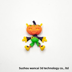 Muñeco de Terror Impreso en 3D OEM Wancai, Modelo de Juguete con Articulaciones Móviles, Plástico PLA Ecológico, Adorno de Fábrica Original para Halloween - Product Image 5