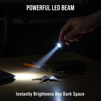 Porte-clés LED personnalisé pas cher, mini lampe torche, projecteur LED ultra lumineux