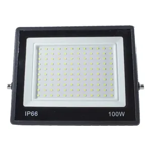 100W integrato fotocellula caldo bianco 200W/400W AC luci di inondazione per giardino/stadio IP67 classificato alloggiamento riflettente - Product Image 6