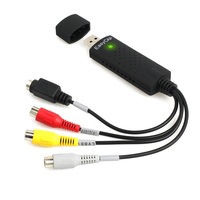 Convertidor USB 2,0 VHS a DVD de vídeo analógico a formato Digital, Audio, vídeo, DVD, tarjeta de captura de grabación VHS, adaptador de PC de calidad