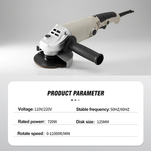 Santwell 220v Heavy Duty Angle Grinder Handheld Grinder <b>Tool</b>, High Efficiency 11000RPM Rechargeable <b>Power</b> <b>Tool</b> for Workshop - Product Image 2