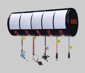 Enrouleur de tuyau à montage <span class=keywords><strong>mural</strong></span> réglable Enrouleur de tuyau électrique rétractable automatique Enrouleur de tuyau de câble de lavage de voiture - Product Image 1