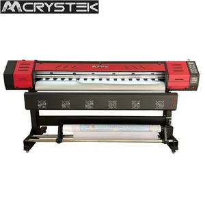 Crystek 1.8M 3.2m stampante Eco-solvente Eco-solvente di grande formato per Banner Flex