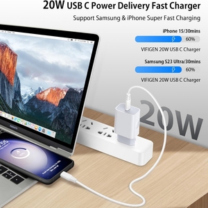 Cargador de Laptop 2026, Adaptador USB de 20W, USB-C para iPhone 17 <span class=keywords><strong>Pro</strong></span> <span class=keywords><strong>Max</strong></span>/16/15/<span class=keywords><strong>14</strong></span>/13/12/11, para <span class=keywords><strong>iPad</strong></span> <span class=keywords><strong>Pro</strong></span>/Air, Carga Rápida, Enchufe Europeo - Product Image 6