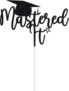DAMAI 2025 Décoration de gâteau de remise de diplôme « Vous avez réussi » – Décoration de gâteau « Bravo, diplômé » – Décorations de fête de remise de diplôme universitaire 2025 - Product Image 5