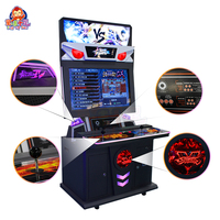 Machine de jeu vidéo d'arcade de combat avec écran pliable de 32 pouces, Street Fighter, en métal, avec 3188 jeux rétro