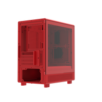 ALSEYE New Design Computer Case RAMS 2.0(Red) M-ATX Red Color PC Case with Fan Speed