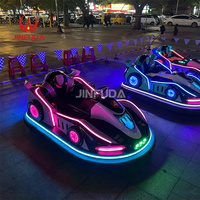 Voitures tamponneuses lumineuses LED colorées avec des effets lumineux spectaculaires pour les aires de jeux et les foires pour enfants